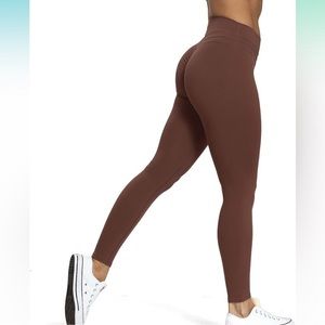 Aoxjox High Waisted Leggings with scrunch